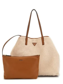 Guess Laukut Ja Kassit*laukku Ntc Victtoria Large 2 In 1 Tote Ntc Natural / cognac