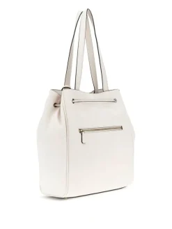 Guess Laukut Ja Kassit*laukku Off Calebra Drawstring Tote Off Off White