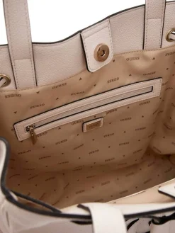 Guess Laukut Ja Kassit*laukku Off Calebra Drawstring Tote Off Off White