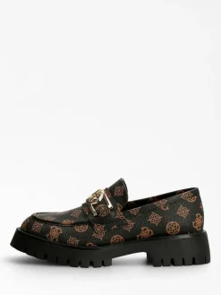 Guess Kävelykengät*loaferit Ilary Brocr Brocr Brown/Ochra