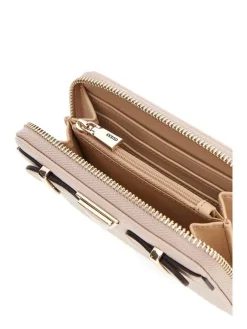 Guess Lompakot*lompakko Alm Eco Ali Slg Medium Zip Around Alm Almond