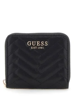 Guess Lompakot*lompakko Bla Anning Slg Small Zip Around Bla Black