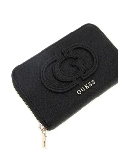 Guess Lompakot*lompakko Bla Calebra Slg Medium Zip Around Bla Black