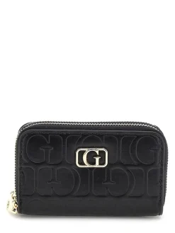 Guess Lompakot*lompakko Bla G Television Dbl Zip Mini Wllt Bla Black