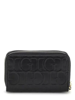 Guess Lompakot*lompakko Bla G Television Dbl Zip Mini Wllt Bla Black