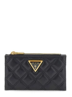 Guess Lompakot*lompakko Bla Giully Slg Dbl Zip Coin Purse Bla Black