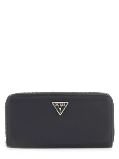 Guess Lompakot*lompakko Bla Talent Slg Large Zip Around Bla Black