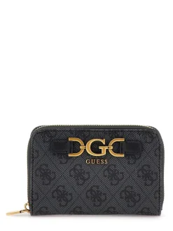 Guess Lompakot*lompakko Clo Dagan Slg Medium Zip Around Clo Coal logo