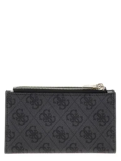 Guess Lompakot*lompakko Clo Laurel Slg Dbl Zip Coin Purse Clo Coal logo