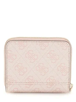 Guess Lompakot*lompakko Rwg Katya Slg Small Zip Around Rwg Rose Water logo