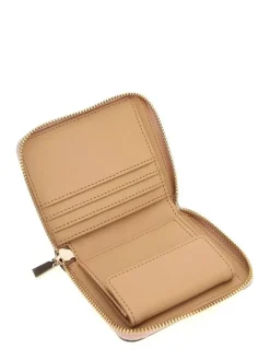 Guess Lompakot*lompakko Rwg Katya Slg Small Zip Around Rwg Rose Water logo