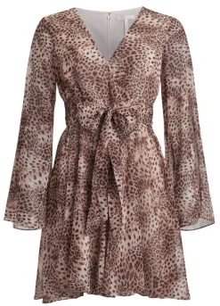 Guess Lyhyet Juhlamekot*mekko Laila P1IE Cheetah print