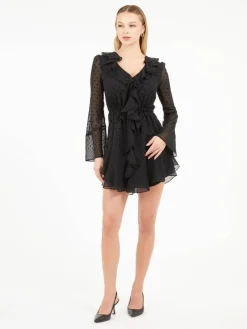 Guess Lyhyet Juhlamekot*mekko Olympe F912 Musta