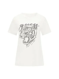Guess Trikoopaidat Ja Colleget*paita Tiger face G011 Valkoinen
