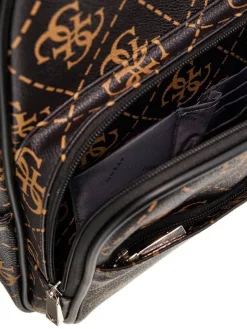 Guess Reput*reppu Bnl Berta Backpack Bnl Brown logo
