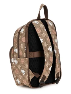 Guess Reput*reppu Lou Eliette Logo Backpack Lou Latte Logo Multi