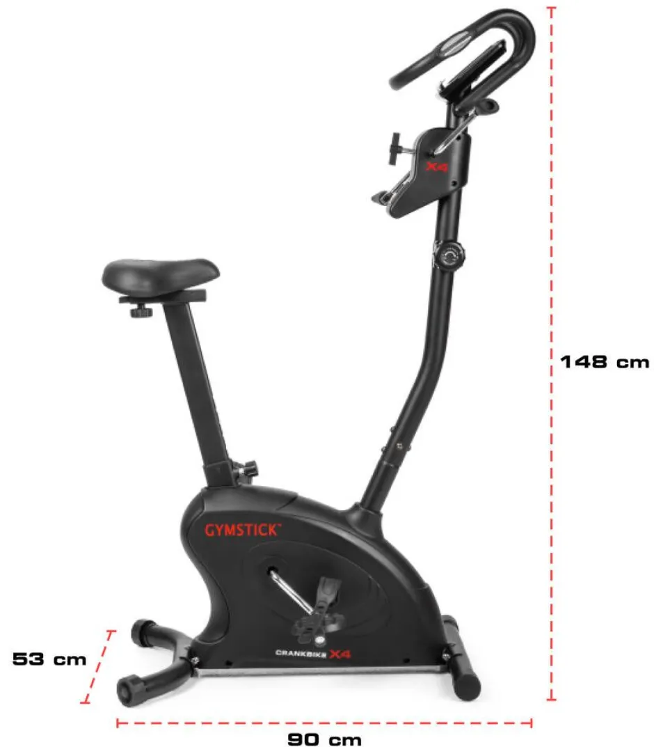Gymstick Kuntoilulaitteet*kuntopyörä Crankbike X4