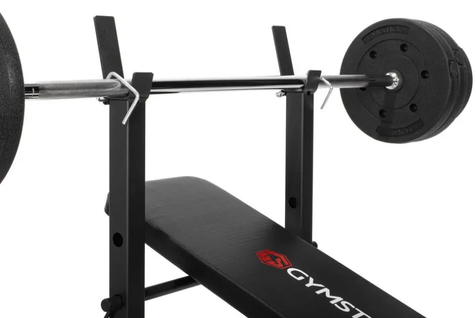 Gymstick Kuntoilulaitteet*painonnostopenkki & painosarja 40 kg