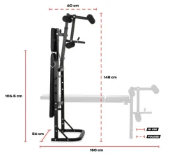 Gymstick Kuntoilulaitteet*painonnostopenkki & painosarja 40 kg