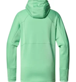 Haglu00f6fs Fleecet, Colleget Ja Hupparit*Haglöfs fleece Betula Hood Women 605062 5LL Mint Stone
