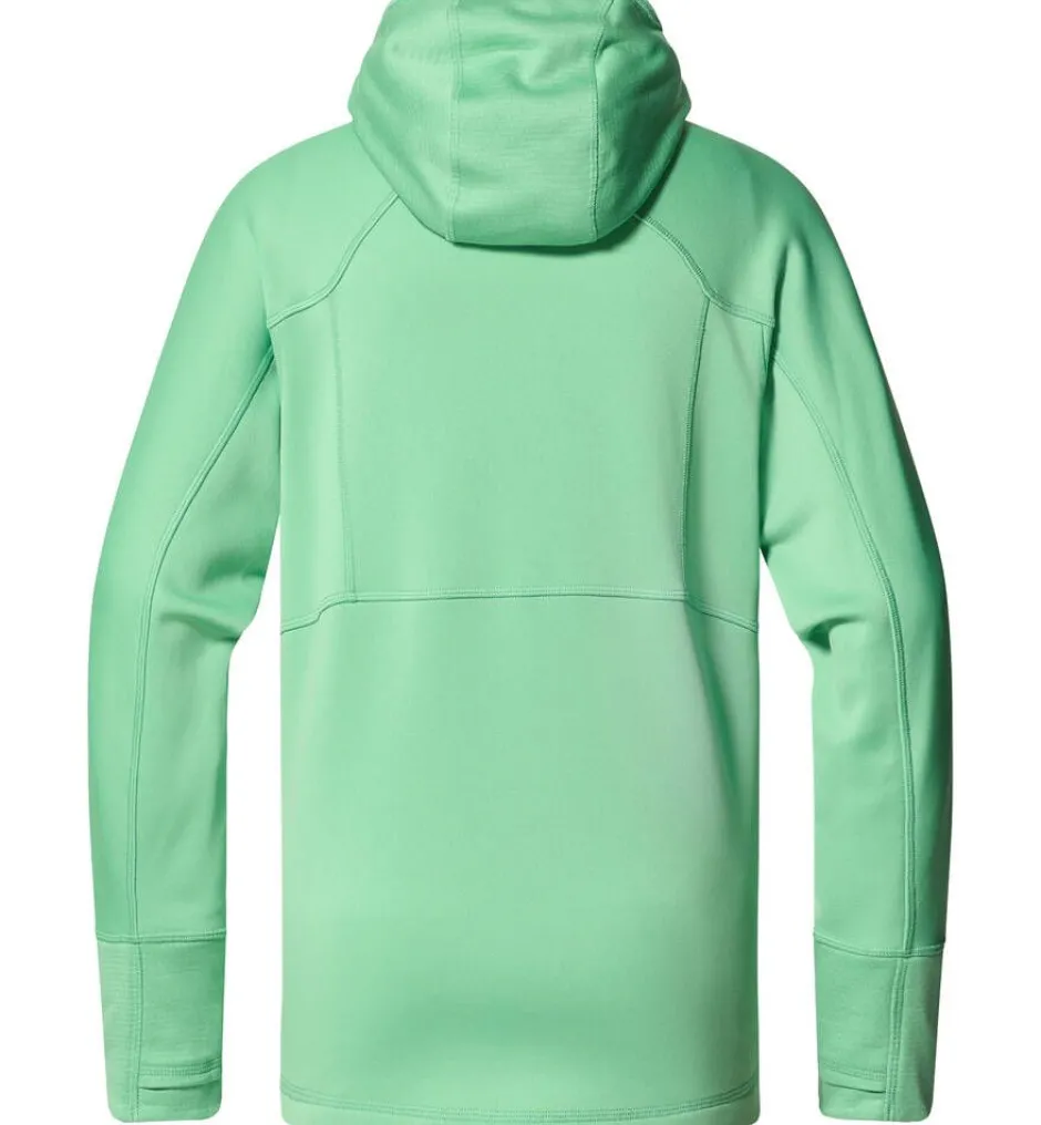 Haglu00f6fs Fleecet, Colleget Ja Hupparit*Haglöfs fleece Betula Hood Women 605062 5LL Mint Stone