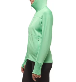 Haglu00f6fs Fleecet, Colleget Ja Hupparit*Haglöfs fleece Betula Hood Women 605062 5LL Mint Stone