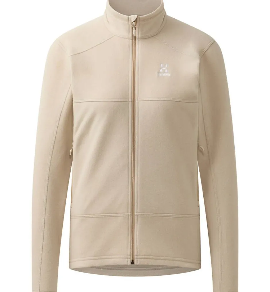 Haglu00f6fs Fleecet, Colleget Ja Hupparit*Haglöfs fleece Buteo Mid W 5S9 Chalk Beige