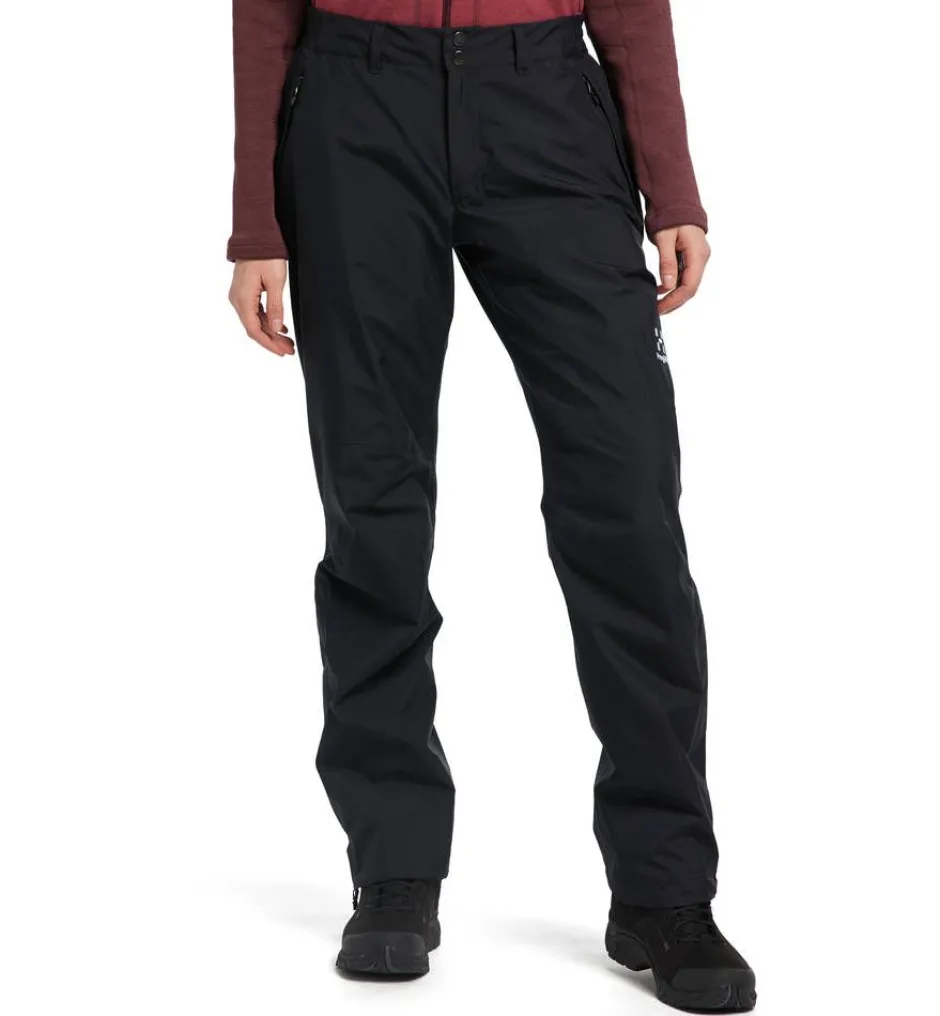 Haglu00f6fs Housut*Haglöfs housut Astral GTX Pant Women True Black NOS