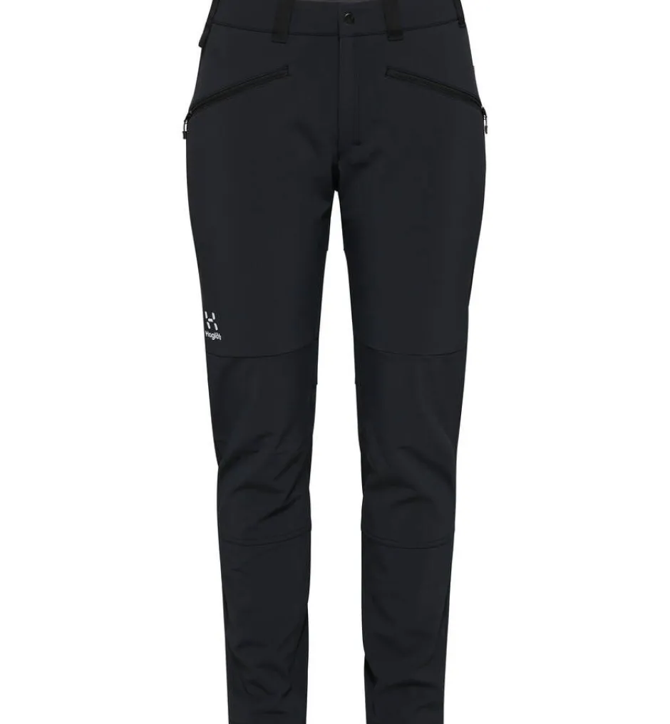 Haglu00f6fs Housut*Haglöfs housut Chilly Softshell Pant Women 2C5 TRUE BLACK