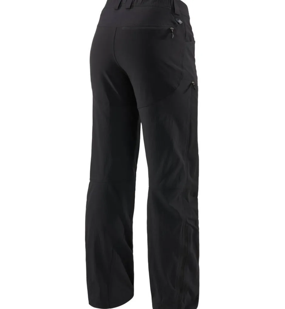 Haglu00f6fs Vaellus- Ja Metsästysvaatteet|Ulkoilu*Haglöfs housut Mid Flex Pant True black solid NOS