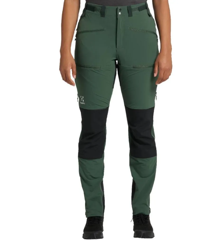 Haglu00f6fs Vaellus- Ja Metsästysvaatteet|Ulkoilu*Haglöfs housut Rugged Standard Pant Women 4HT Fjell Green/True Black