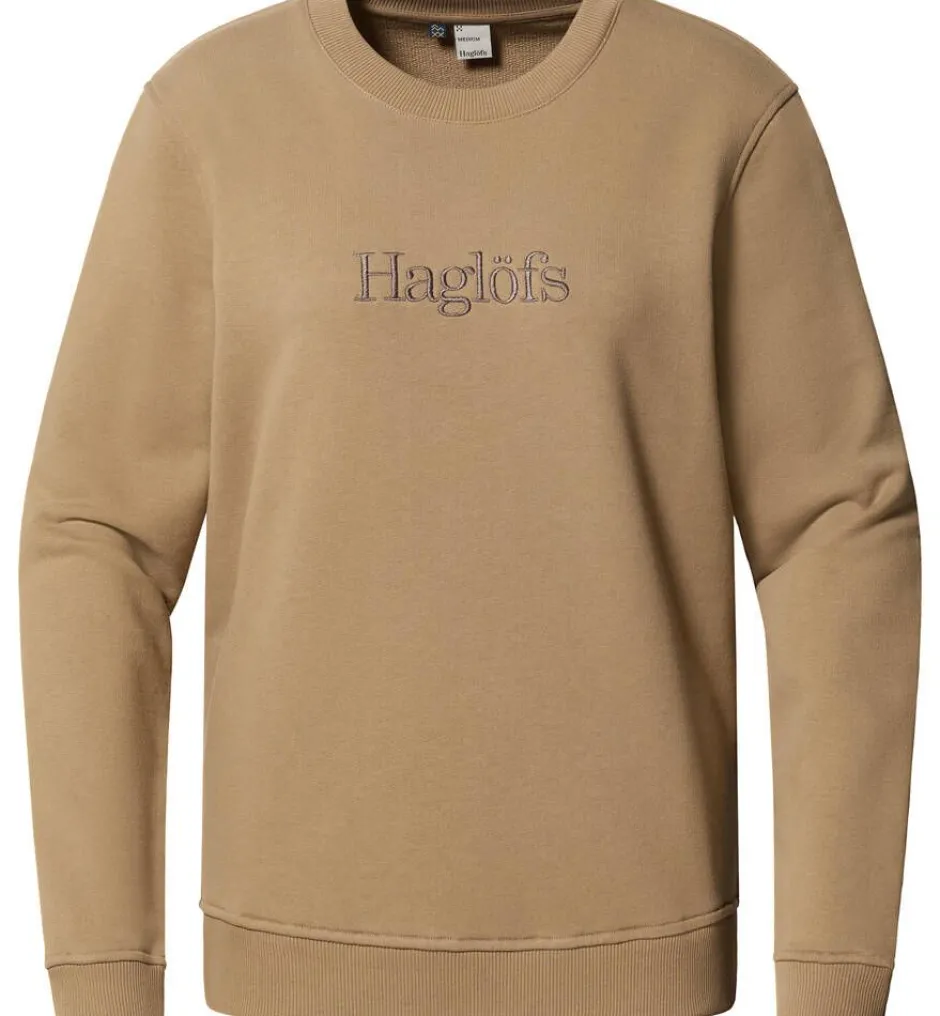 Haglu00f6fs Fleecet, Colleget Ja Hupparit*Haglöfs paita Crewneck W 5SA Oak Brown