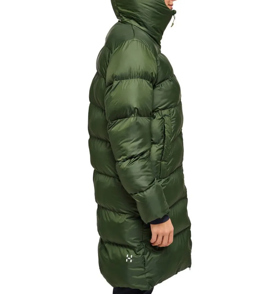 Haglu00f6fs Takit|Talvitakit*Haglöfs takki Long Mimic Parka W 4Q9 Seaweed Green