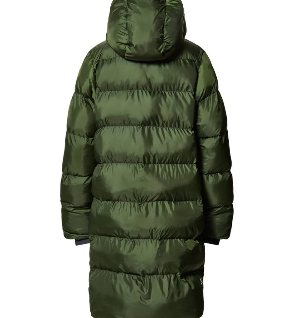 Haglu00f6fs Takit|Talvitakit*Haglöfs takki Long Mimic Parka W 4Q9 Seaweed Green
