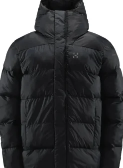 Haglu00f6fs Takit|Talvitakit*Haglöfs takki Puffy Mimic II Hood 2C5 TRUE BLACK