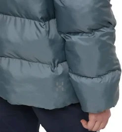 Haglu00f6fs Takit|Talvitakit*Haglöfs takki Puffy Mimic II Hood W 216 Steel Blue