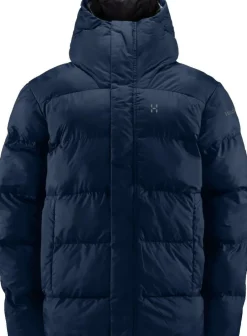Haglu00f6fs Takit|Talvitakit*Haglöfs takki Puffy Mimic II Hood 3N5 Tarn Blue