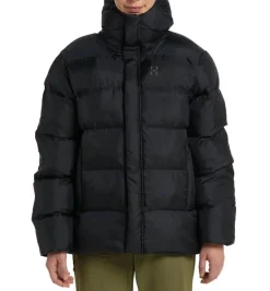 Haglu00f6fs Takit|Talvitakit*Haglöfs takki Puffy Mimic II Hood W 2C5 TRUE BLACK