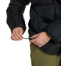 Haglu00f6fs Takit|Talvitakit*Haglöfs takki Puffy Mimic II Hood W 2C5 TRUE BLACK
