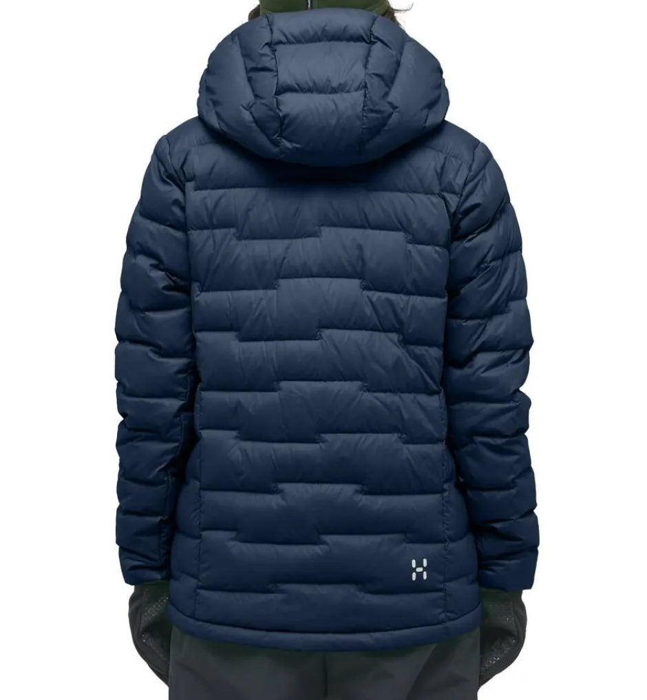 Haglu00f6fs Takit|Talvitakit*Haglöfs takki ROC Flash Down Hood W 3N5 Tarn Blue