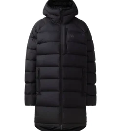Haglu00f6fs Takit|Talvitakit*Haglöfs takki Rosson Down Parka W 2C5 TRUE BLACK