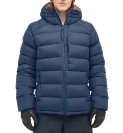 Haglu00f6fs Takit|Talvitakit*Haglöfs takki Rosson Down Hood 3N5 Tarn Blue