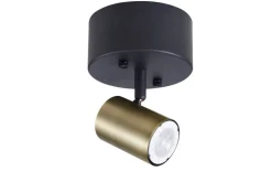 Heat Sisustusvalaisimet*kattospotti Gold Tube 1-osainen kulta-musta
