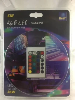 Heat Sisustusvalaisimet*LED nauha RGB 5M, 2835 4,8W/M IP65