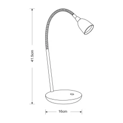Heat Sisustusvalaisimet*LED-pöytävalaisin Flex sininen