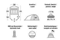 High Peak Teltat, Katokset Ja Riippumatot*teltta Kira 4.1