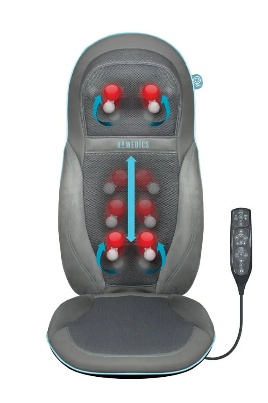 HoMedics Kauneus Ja Terveys*shiatsu hierontaistuin geeli SGM-1600H-EUX
