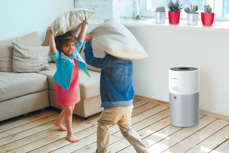 Hoover Ilmastointi*ilmanpuhdistin H-Purifier 300 valko/harmaa