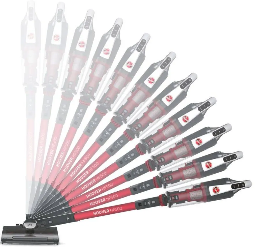 Hoover Silitys Ja Siivous*varsi-imuri Home HF522STH punainen