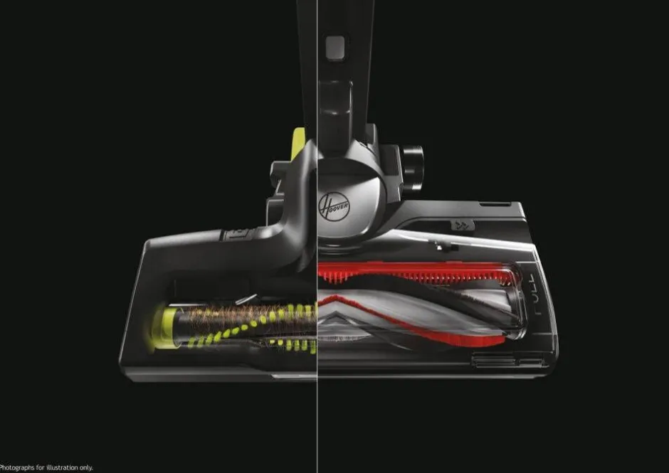Hoover Silitys Ja Siivous*varsi-imuri Home HF522STH punainen